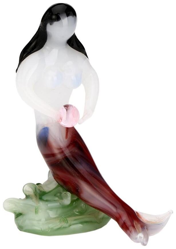 

Somil Lovely Innocent Crystal Sea Fairy Sitting Waiting For You Figurine-JP1