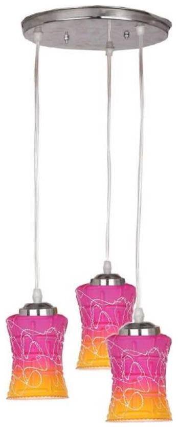 Somil Modern Round Glass Hanging Lamp