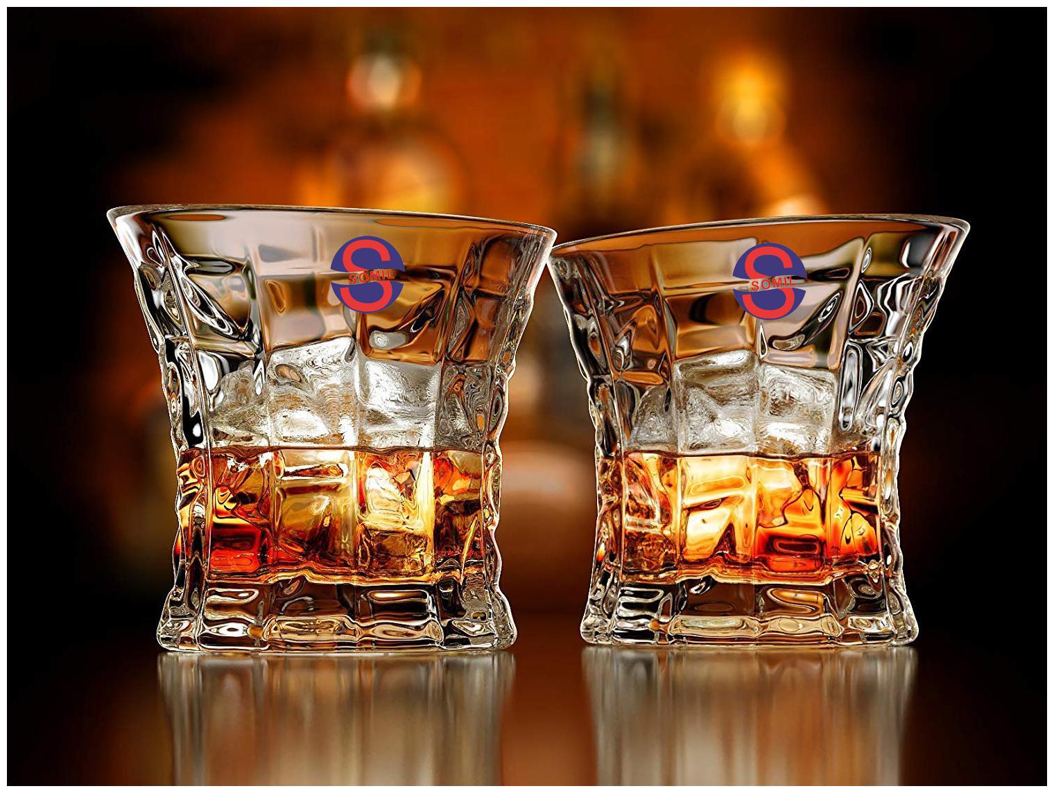 

Somil Multi Purpose Beverage Tumbler Drinking Glass Set For Home Bar Use