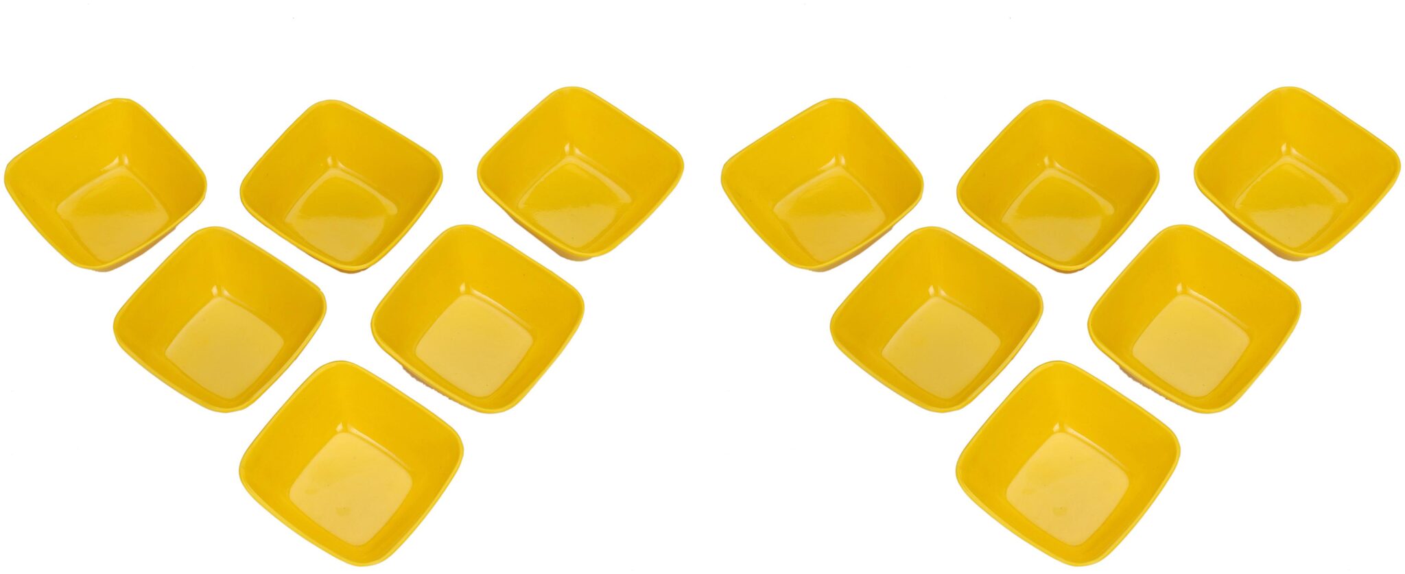 

Somil Multipurpose Bowl Plastic Pack Of 12 Round Yellow 150 ml