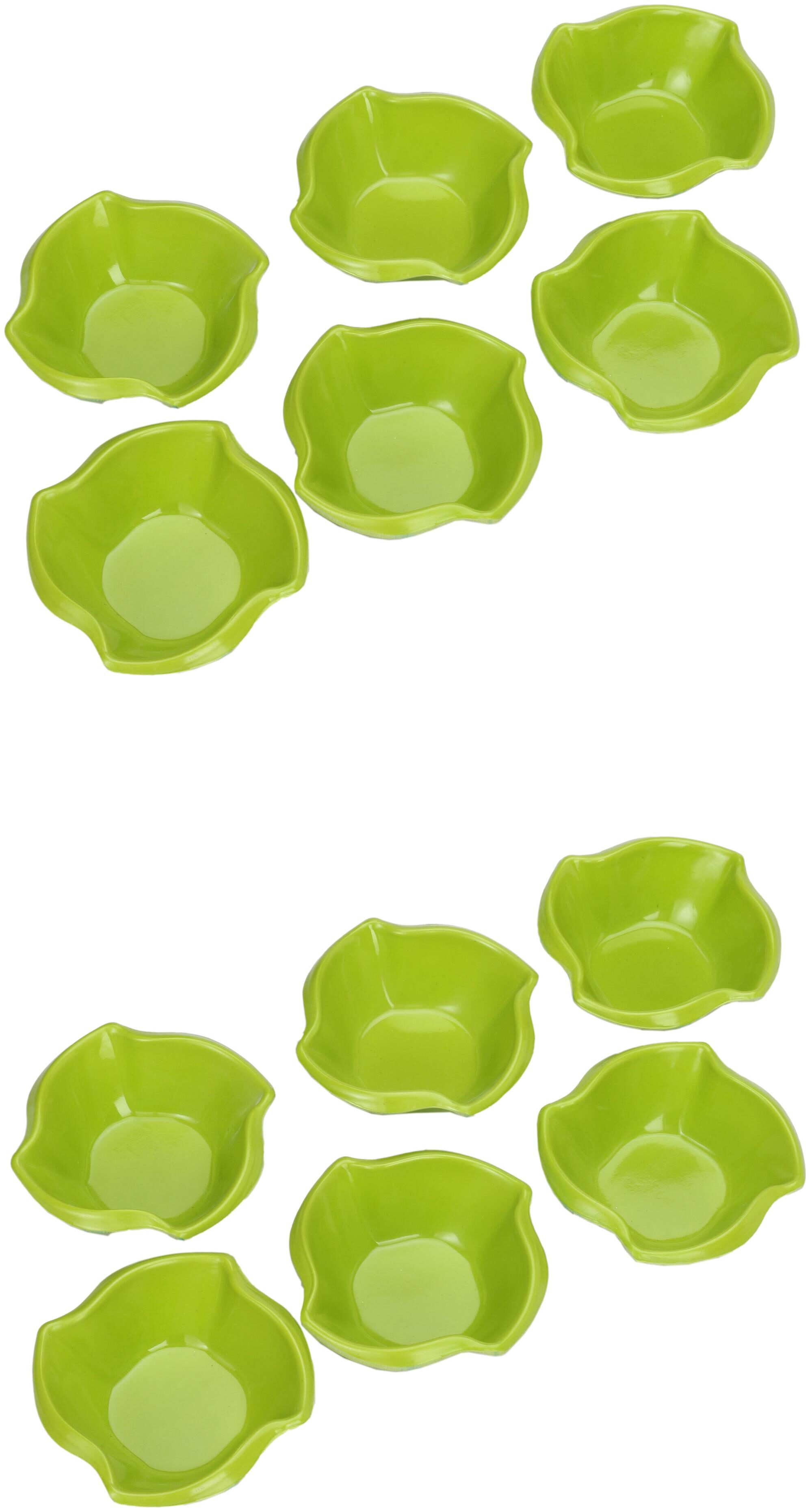 

Somil Multipurpose Bowl Plastic Pack Of 12 Green 150 ml