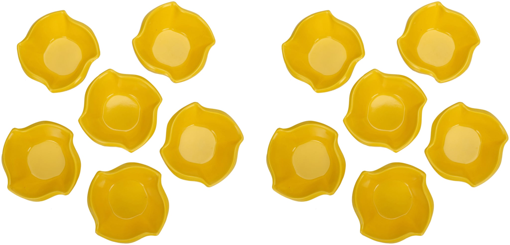 

Somil Multipurpose Bowl Plastic Pack Of 12 Yellow 150 ml