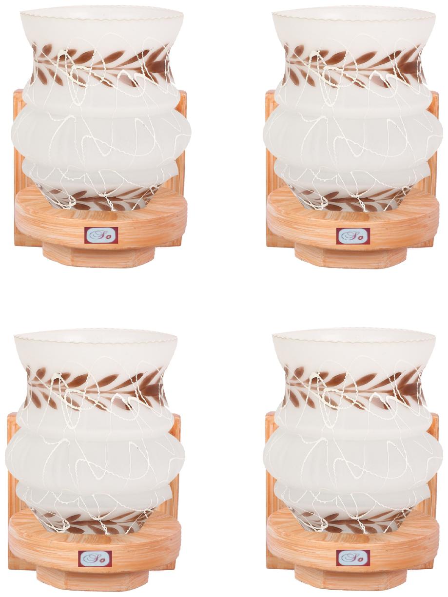 

Somil New Design Shape Hand Decorative Wall Lamps (Set Of Four)