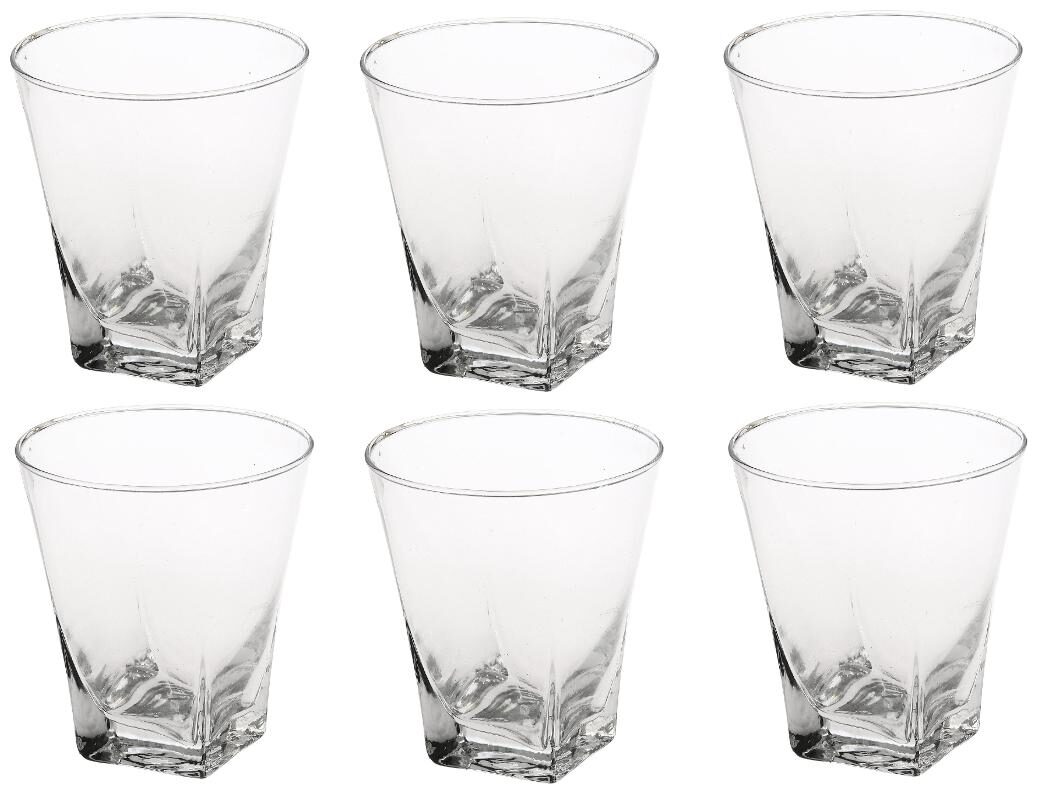 

Somil New Stylish Designer Baverage Tumbler Multipurpose Clear Glass (Set Of 6)-GZ48