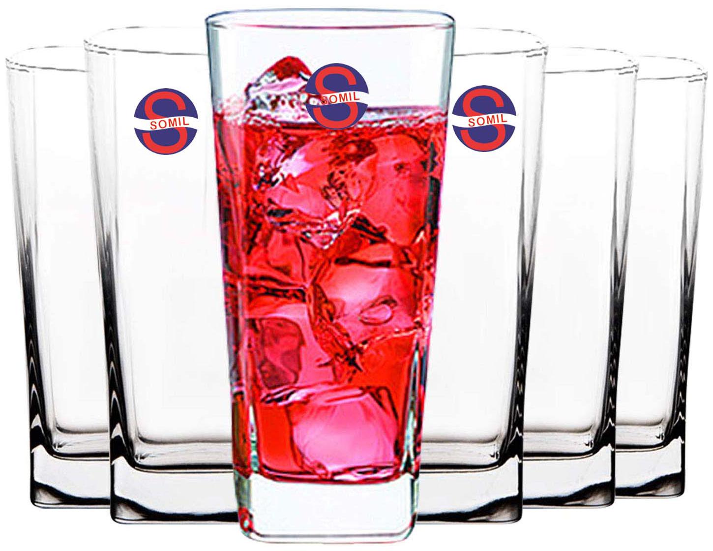 

Somil New Stylish Transparent Drinking Glass (Set Of 6) Clear 260ml