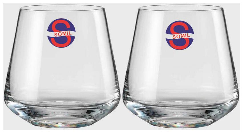 

Somil New Stylish Transparent Drinking Glass (Set Of 2) Clear 350ml