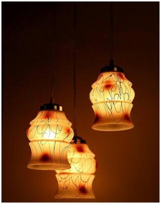 Somil Pandent Hanging Ceiling Lamp (three Lamp) Colorful & Decorative