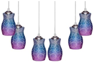 Somil Pendant Hanging Ceiling Light Of Stylish  and Decorative Three Glass Shade Lamp