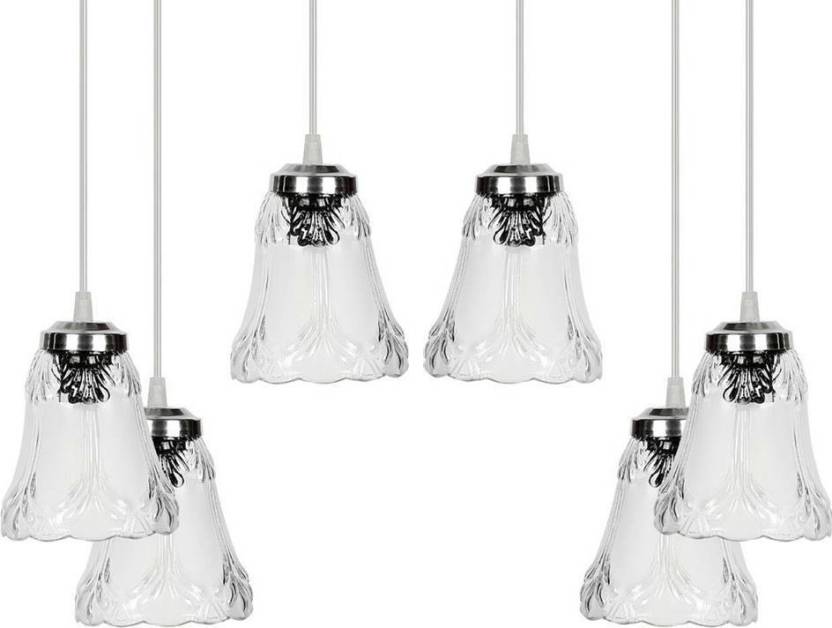 

Somil Pendants Hanging Ceiling Light Of Stylish Colorful And Decorative Three Glass Shade Lamp (Set Of Two)