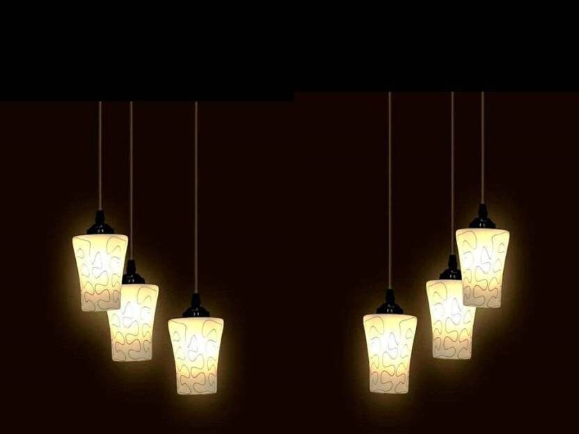 

Somil Pendant Hanging Ceiling Light Of Stylish and Decorative Three Glass Shade Lamp