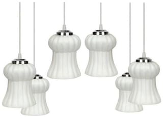 Somil Pendant Hanging Ceiling Light Of Stylish  and Decorative Three Glass Shade Lamp