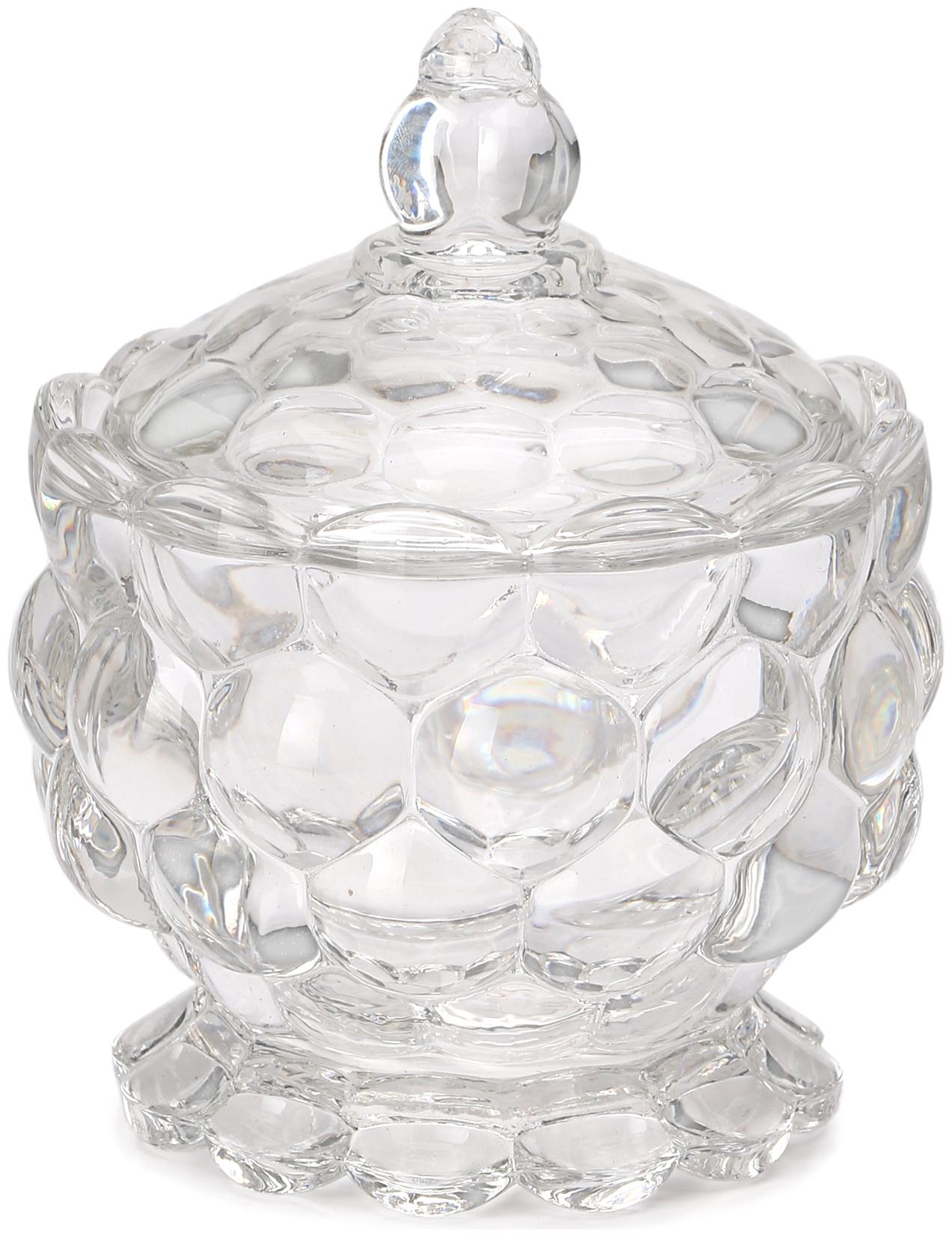 

Somil Purpose Sugar Candy Transparent Jar Bowl With Lid