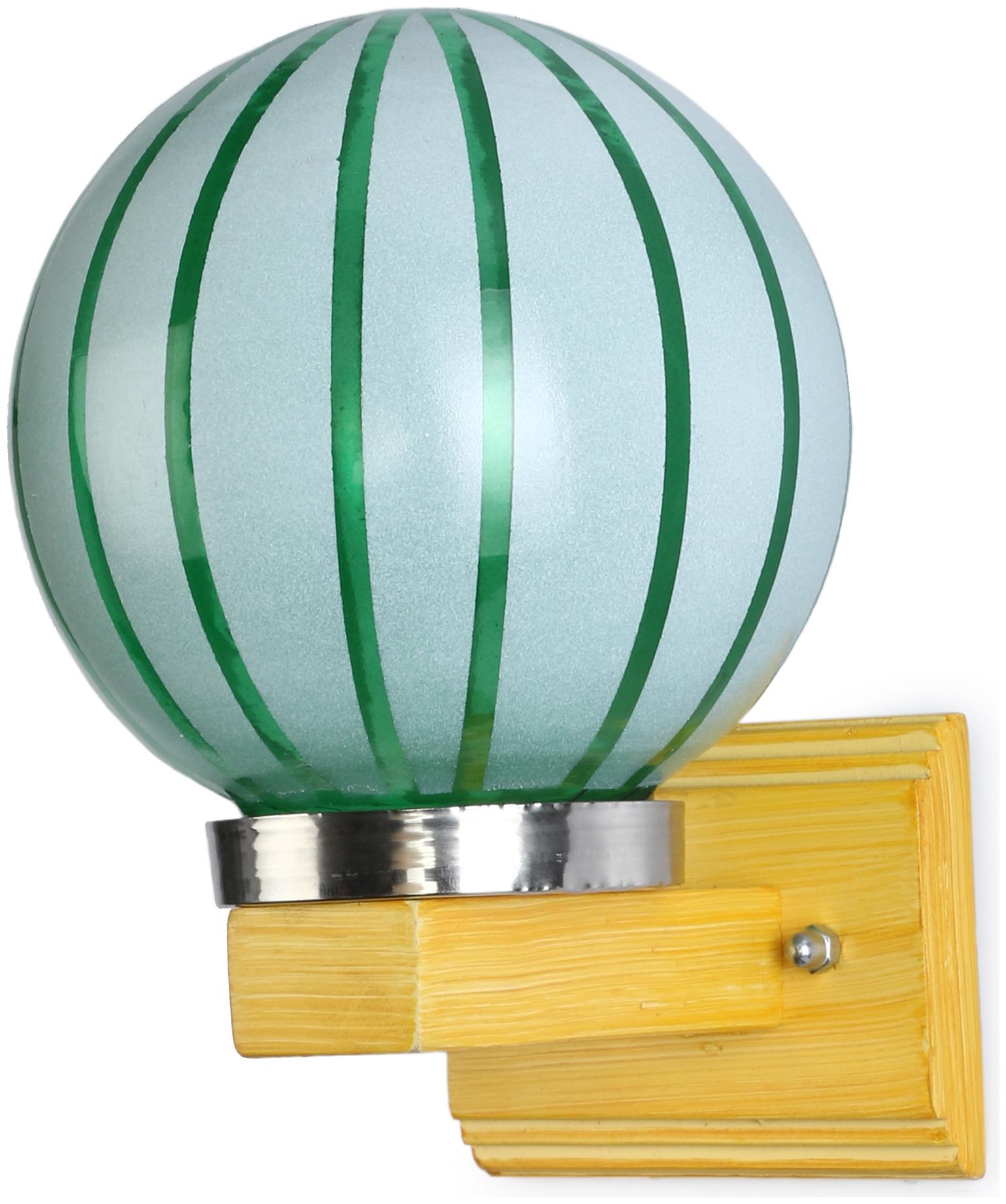 

Somil Round Globe Sconce LED Wall Lamp Light Warm White Glass 7 Watt With Wall Fixture