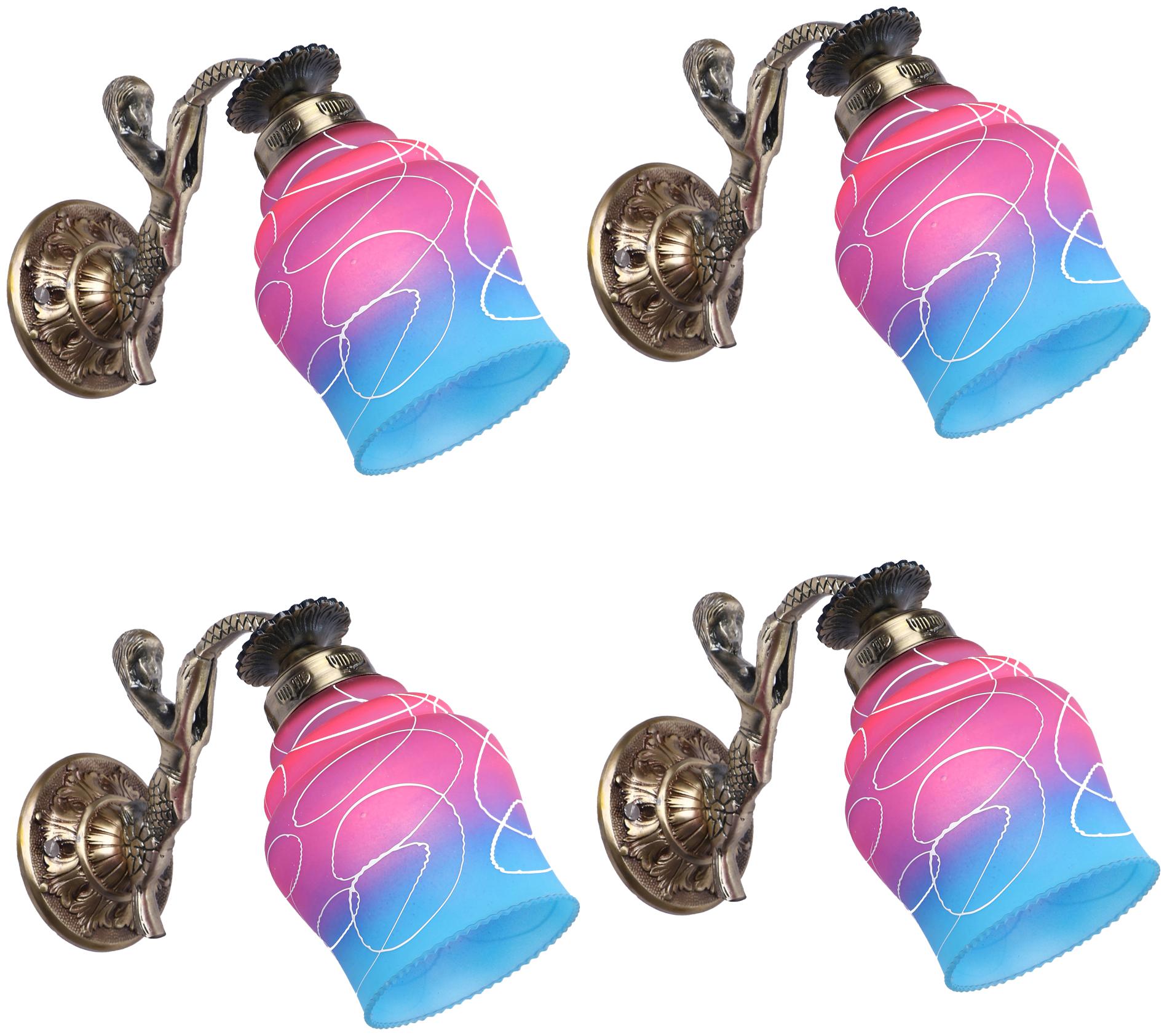 

Somil Sconce Wall Lamp Light With Fairy Fitting And Decorated (Set Of 4)
