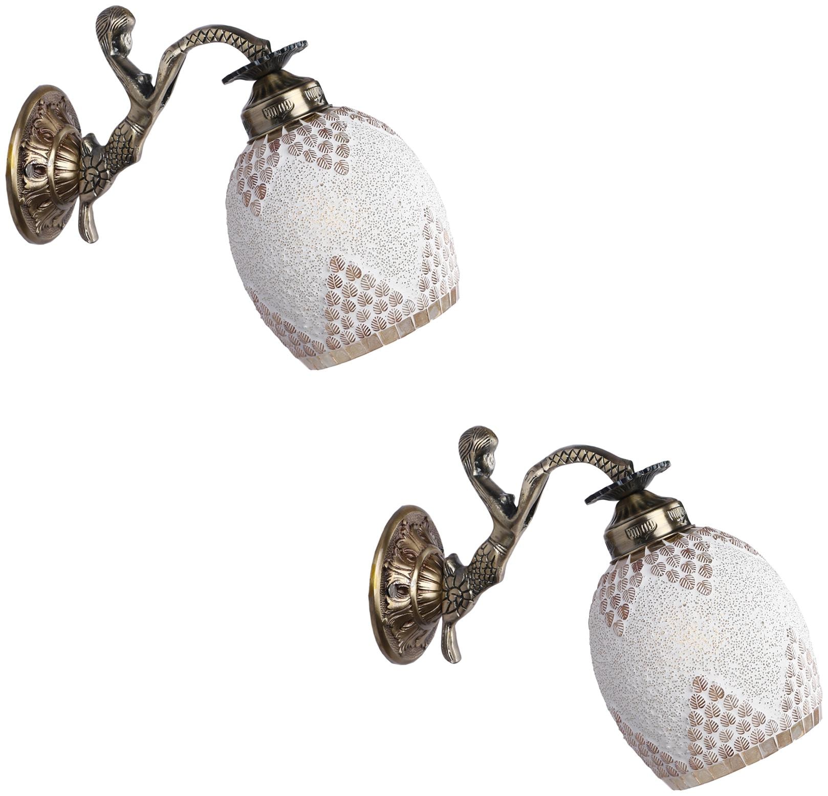 

Somil Sconce Wall Lamp Light With Fairy Fitting And Decorated (Set Of 2)