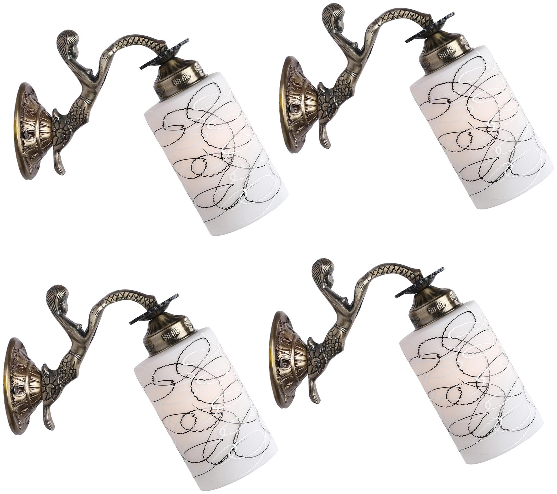 

Somil Sconce Wall Lamp Light With Fairy Fitting And Decorated (Set Of 4)