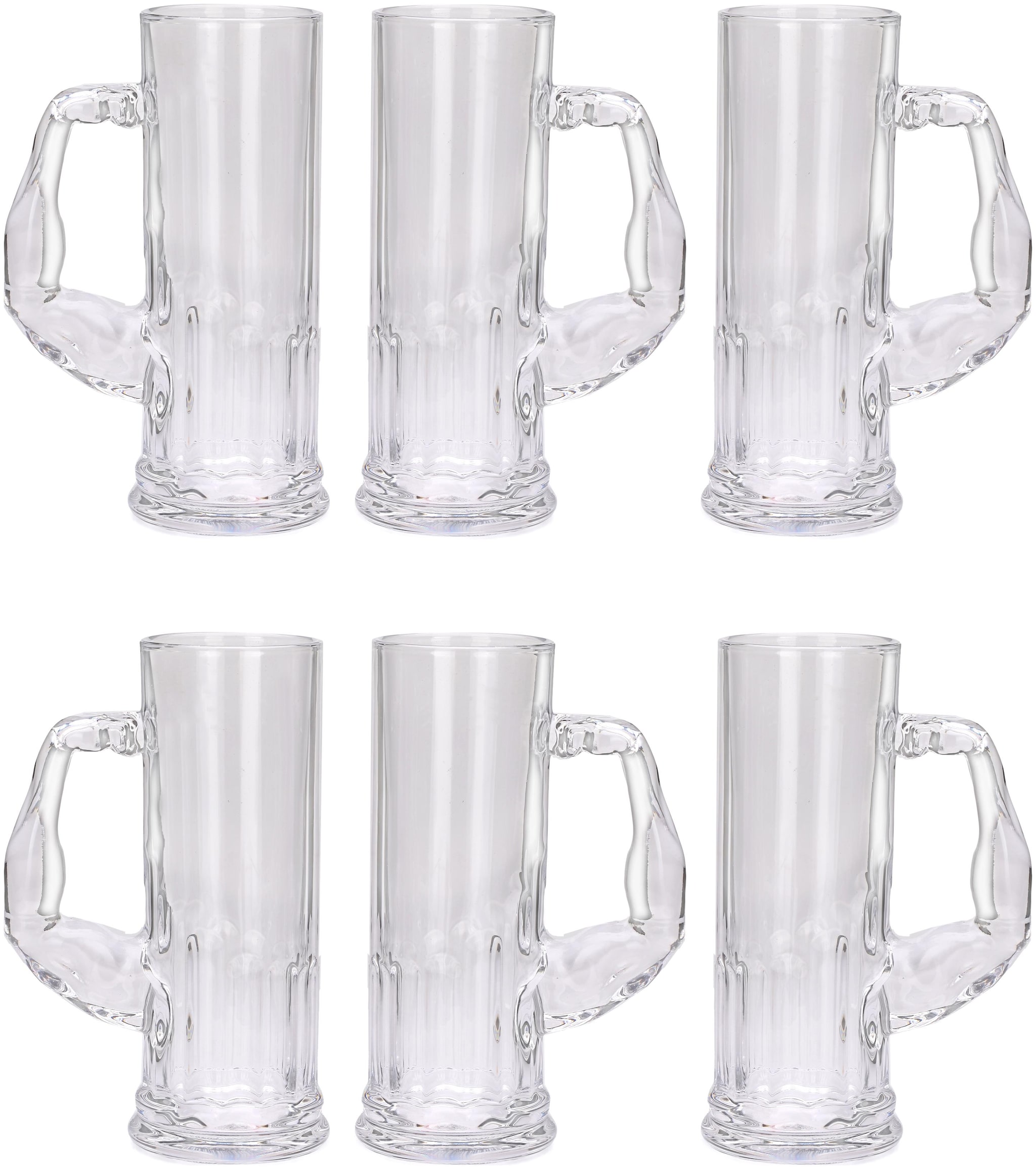 

Somil Stylish Designer Beer Mug Glass Transparent 590 ml