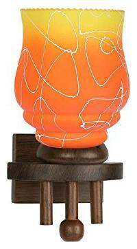 Somil Stylish & Attractive Colorful Secone Wall Lamp Light With Designer Wooden Fitting DC19