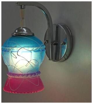 Somil Stylish & Designer Colorful Sconce Glass Wall Lamp Ligh Dx08