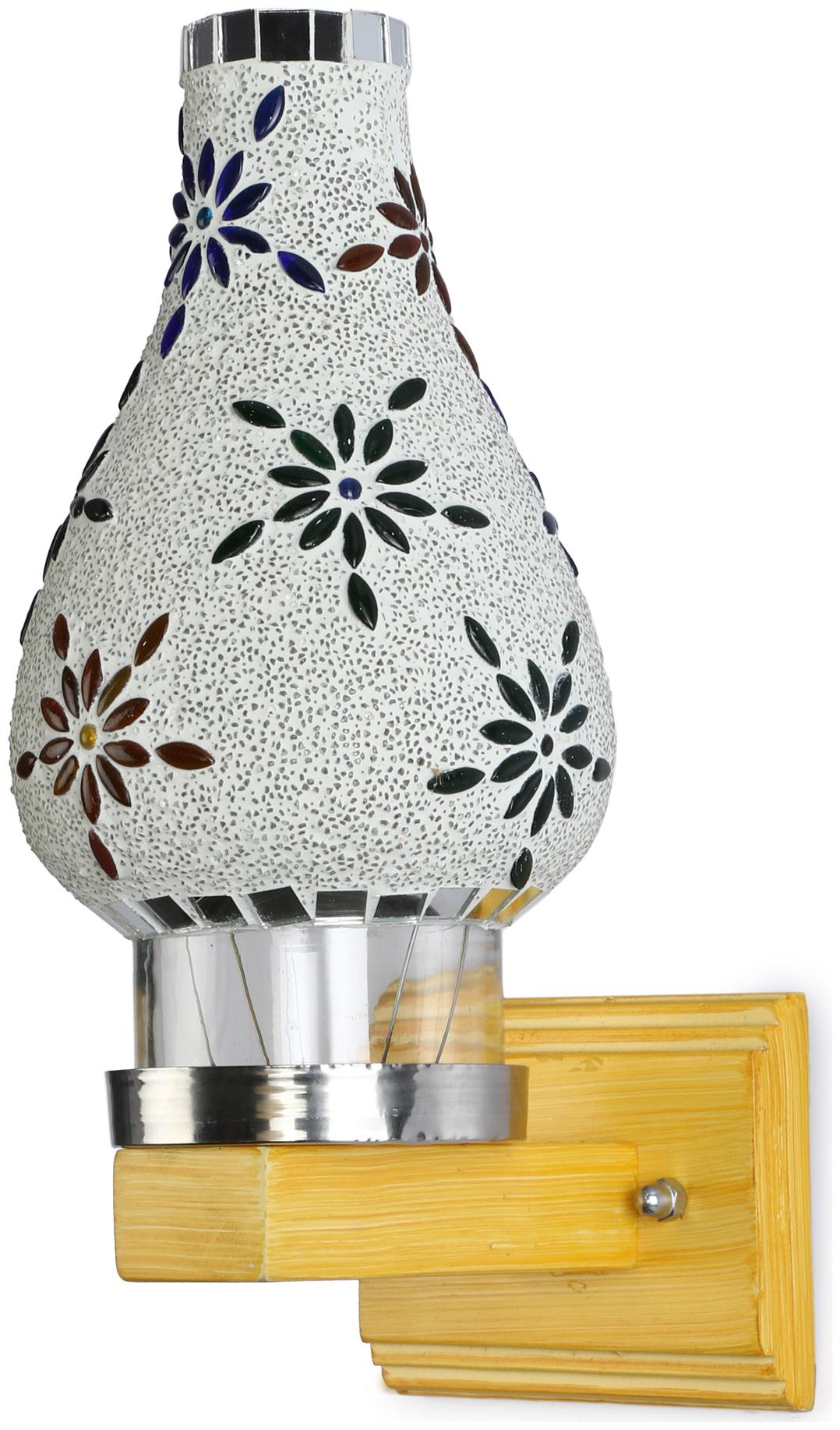 

Somil Stylish Shape Design Sconce LED Wall Lamp Light Warm White Glass 7 Watt With Wall Fixture