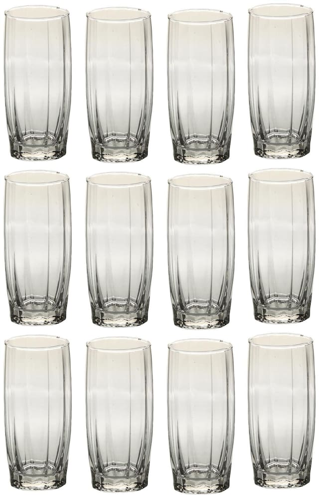 Somil Stylish Shape Self Designer Multipurpose Glass Design No-pf07 Set Of 12
