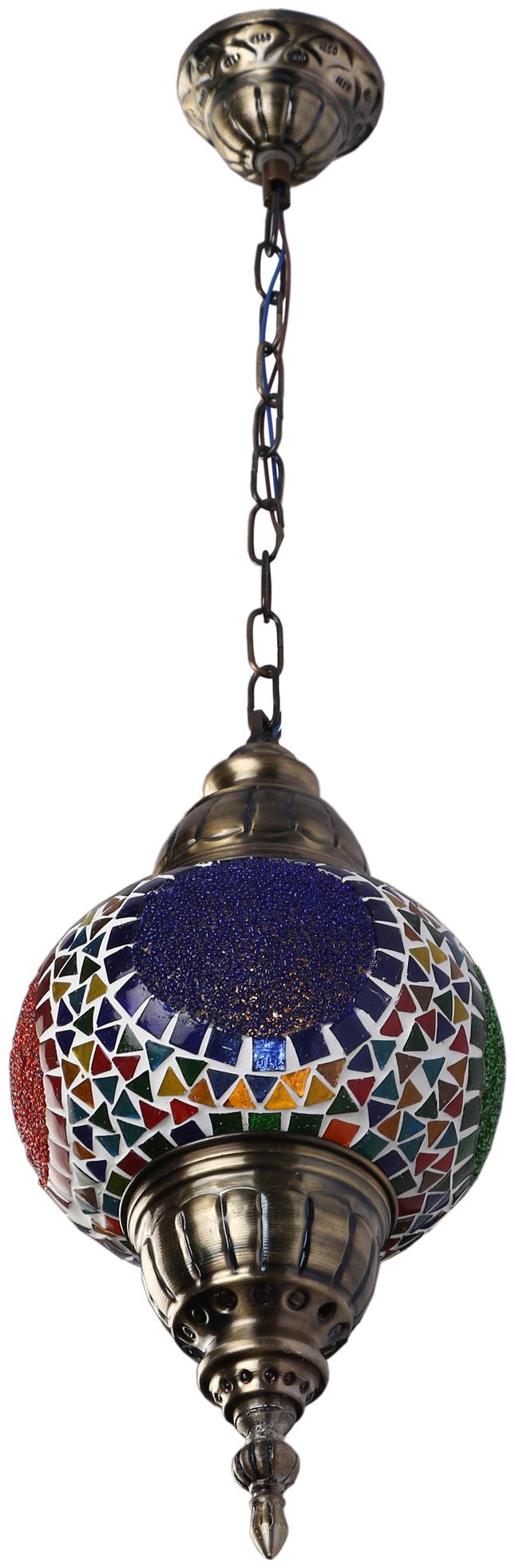 

Somil Traditional Classic Style Hand Decorative Glass Ceiling Lamp Light With Antique Fitting