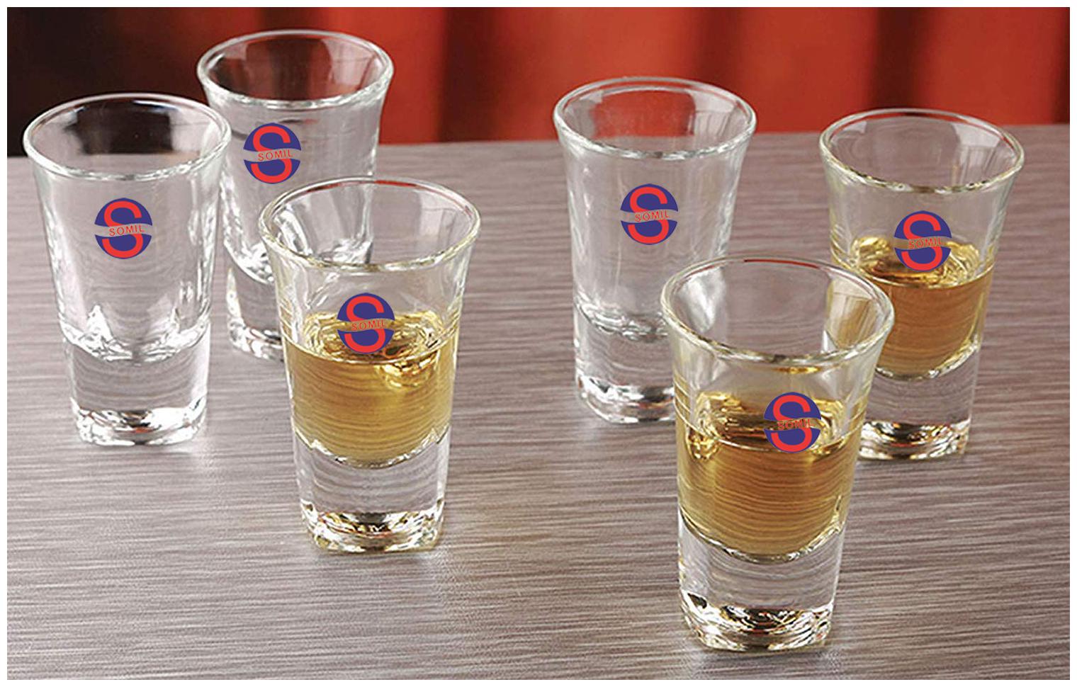 

Somil Transparent Stylish Multi Purpose Glass Clear Beverage Tumbler Set Of 6