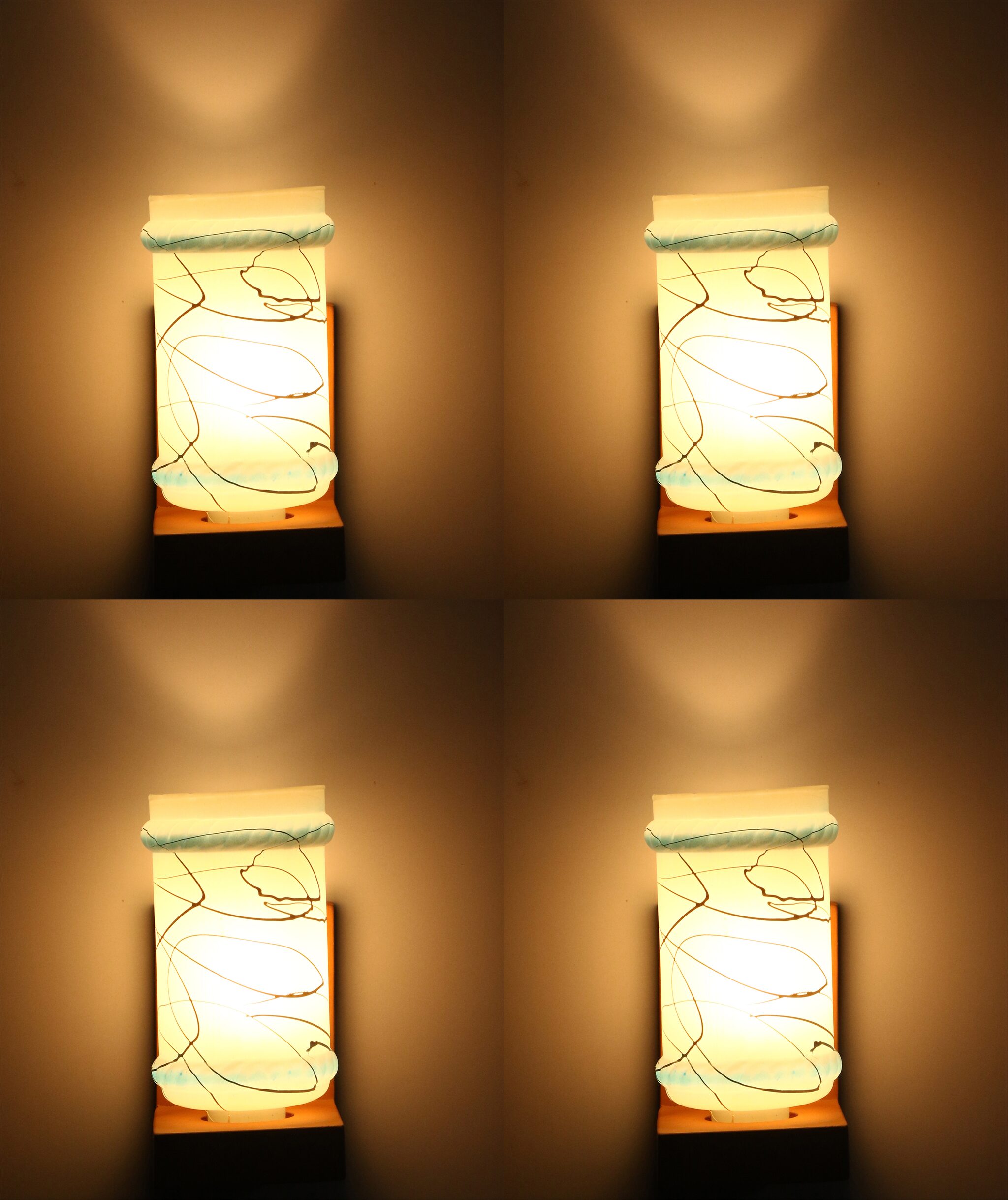 

Somil Wall Lamp With Decorative Colorful Shade And Stylish Fitting (Set Of 4)