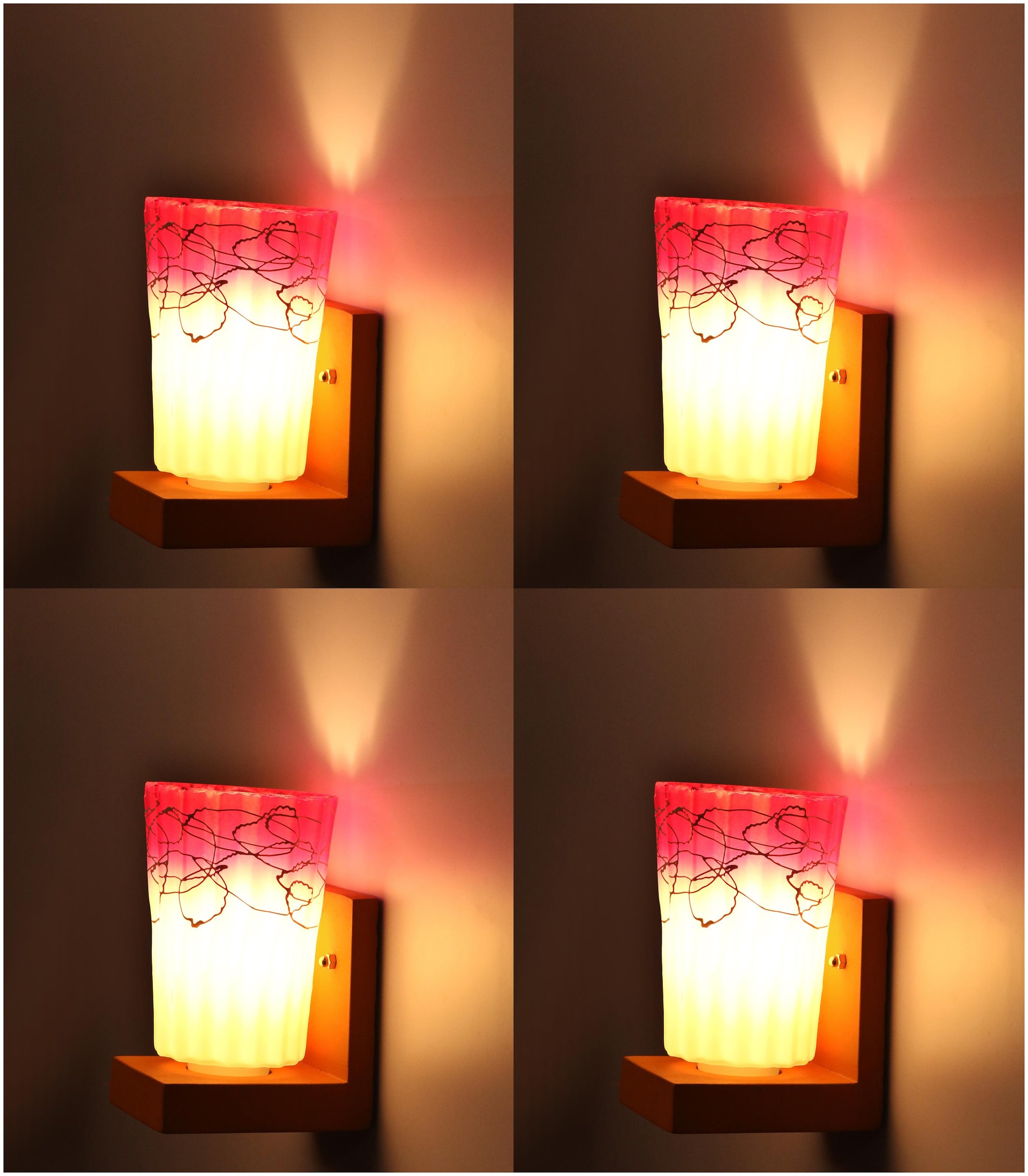 

Somil WallChiere Wall Lamp Light With Decorative Colorful Shade Stylish Fitting