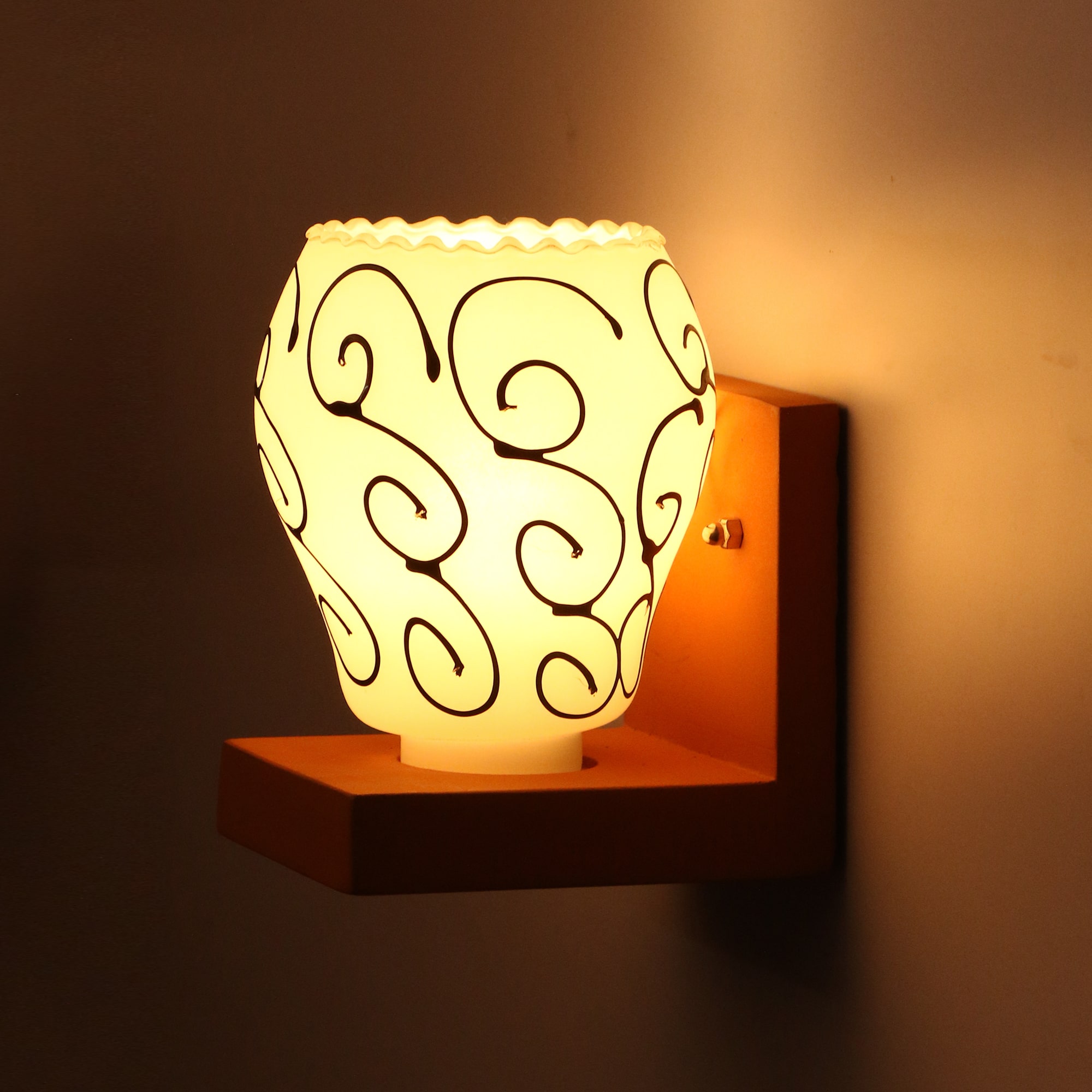

Somil WallChiere Wall Night Lamp With Decorative Colorful Shade and Stylish Chair Fitting
