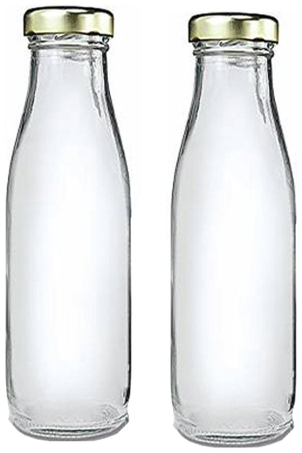 

Somil Glass Transparent Water Bottle ( 1000 ml Set of 2 )