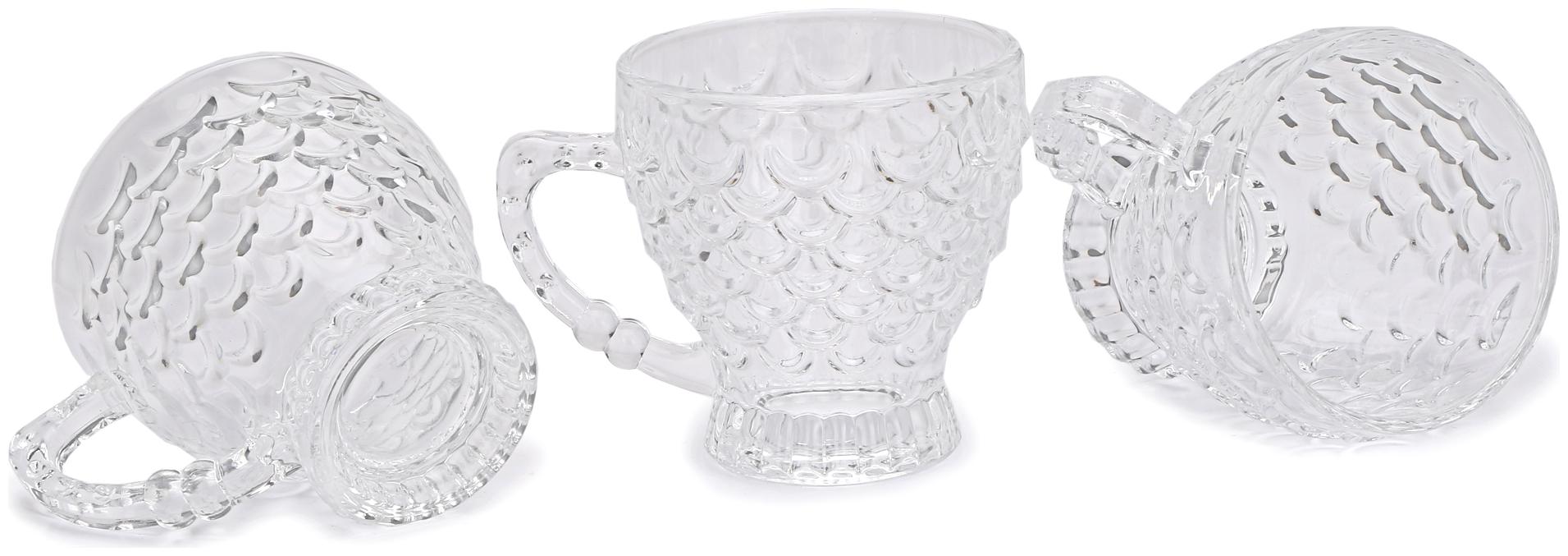 

Somill New Design And Style Glass Tea Cup Set Of 3