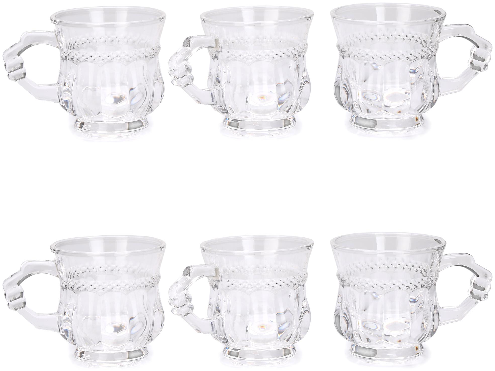 

Somill New Design And Style Glass Tea Cup Set Of 6