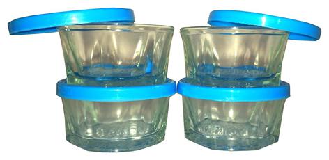 

SONICKARTS 200 ml Multi Glass Melamine Container Set - Set of 1
