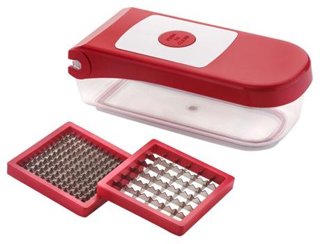 

SONICKARTS Home Kitchen Plastic Vegetable and Fruit Chopper Red