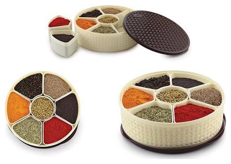

SONICKARTS Plastic Spice Box Container Assorted color