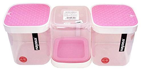 

SONICKARTS 1000 ml Multi Plastic Container Set - Set of 1