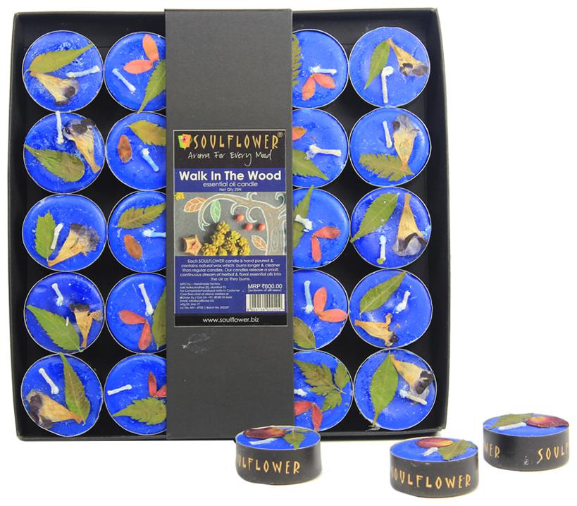 

Soulflower Paraffin wax Multi Candle