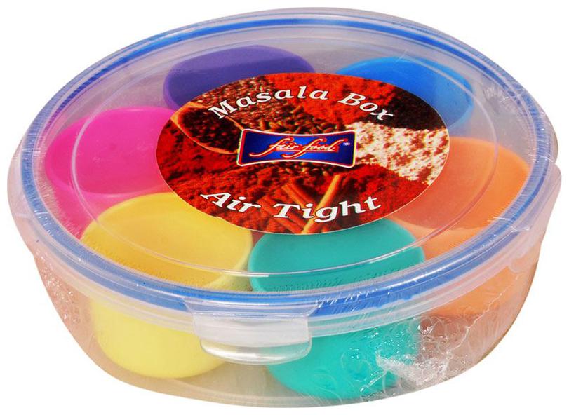 

Spice Container Lock And Seal Big Masala Box Microwave Safe Dishwasher Safe