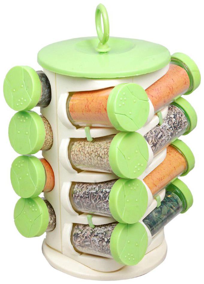 

Splendid Mirch Masala Rack - Set of 16 Green