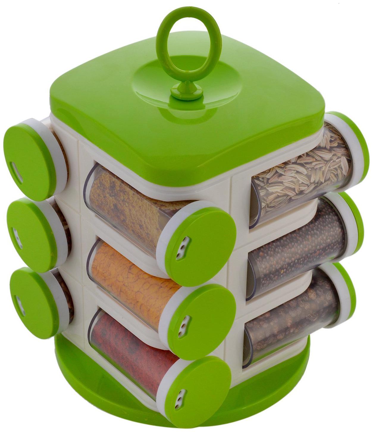 

Splendid Mirch Masala Rack - Set of 12 Green