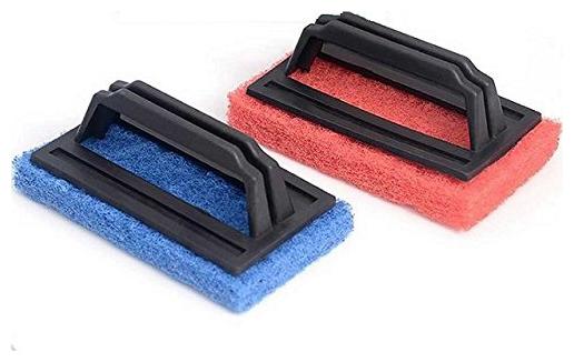 

Sponge Brush Floor Tile Scrubber Polisher Cleaning Brush Pieces Multicolor (2Pc)