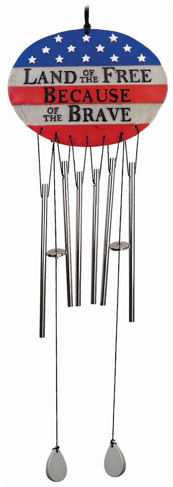 

SPOONTIQUES 2925 AMERICAN FLAG WIND CHIME