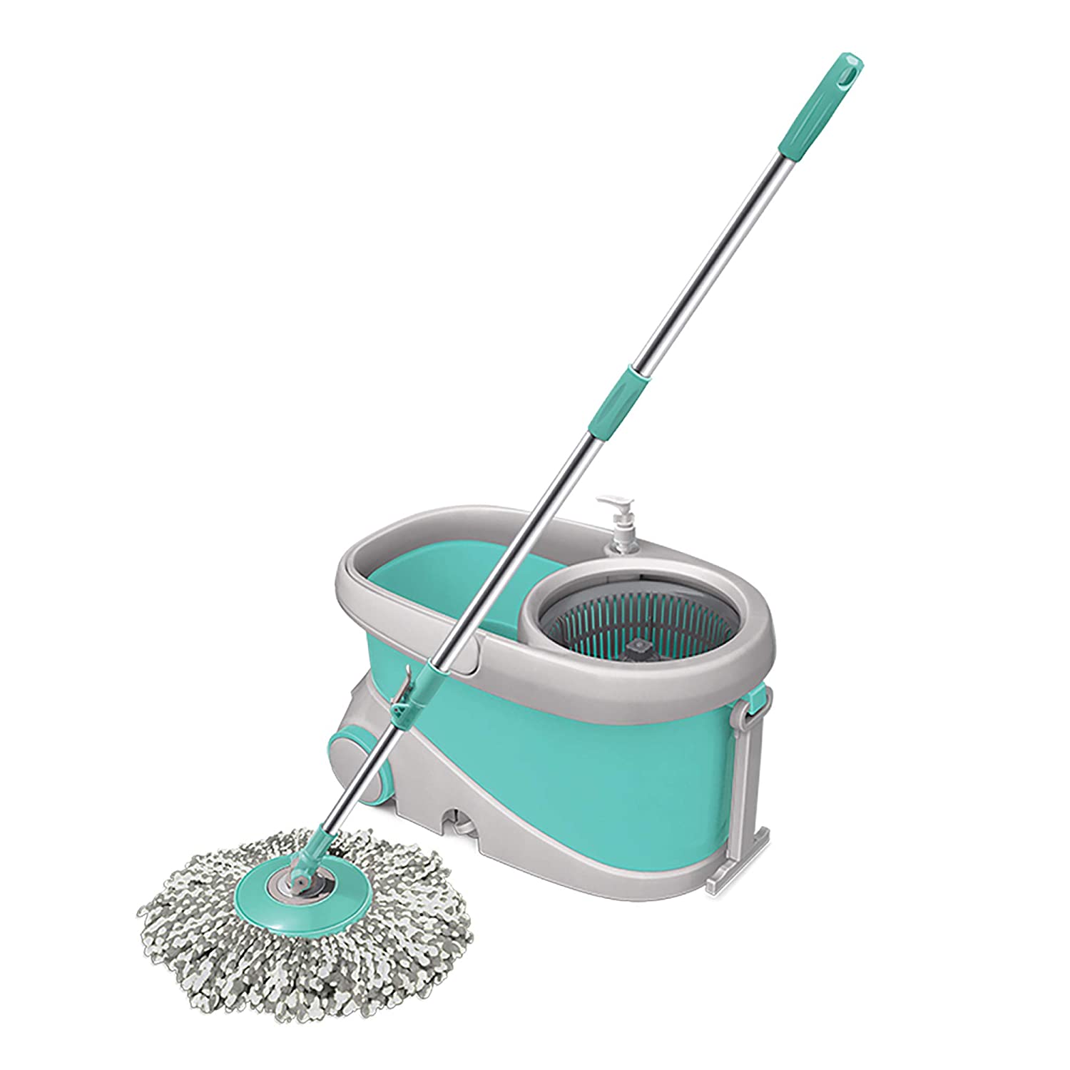 

Spotzero By Milton Wave Spin Mop Aqua Green