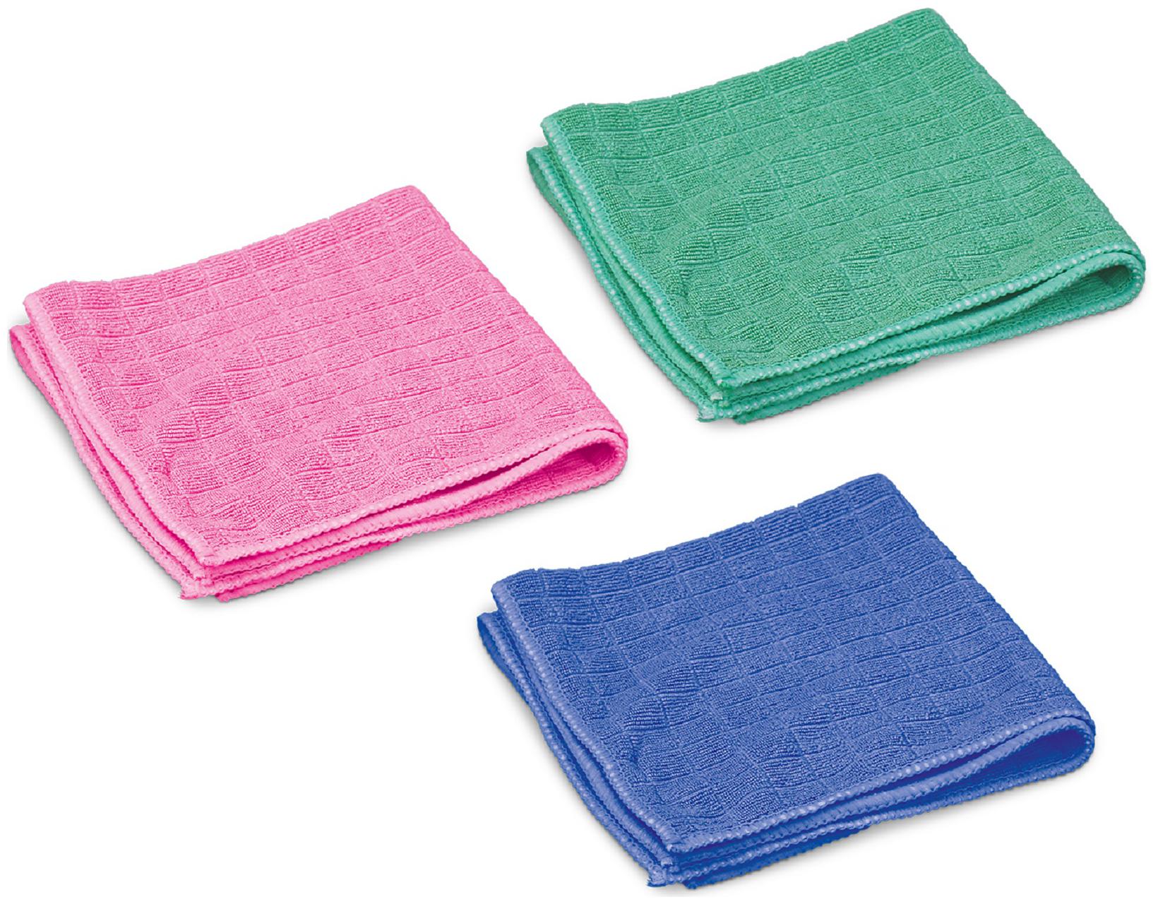

Spotzero By Milton Super Soft Cloth Mop (Set of 3) Multicolour