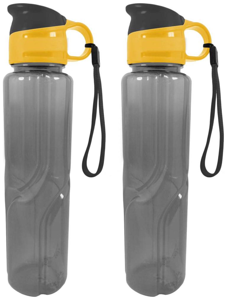 

Crafts For You Plastic Grey Water Bottle ( 500 ml Set of 2 )