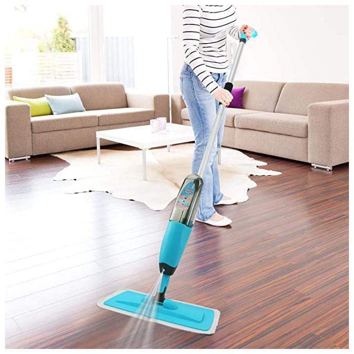 Spray Mop Set with Microfiber Washable Pad, Best 360 Degree Easy Floor Cleaning Mop for Home Office, Mop for Home Cleaning, Mop Floor Cleaner Spray