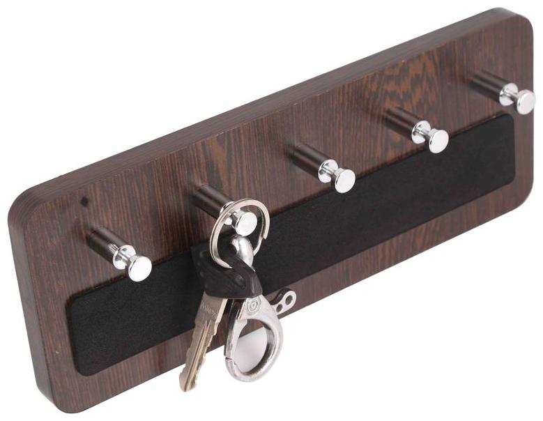 

Sri Belha Fashions Handicrafted Hut Wooden Key Hanger Key Rack Key Chain Hanging Holder Wall Hanging For House and Office Decor