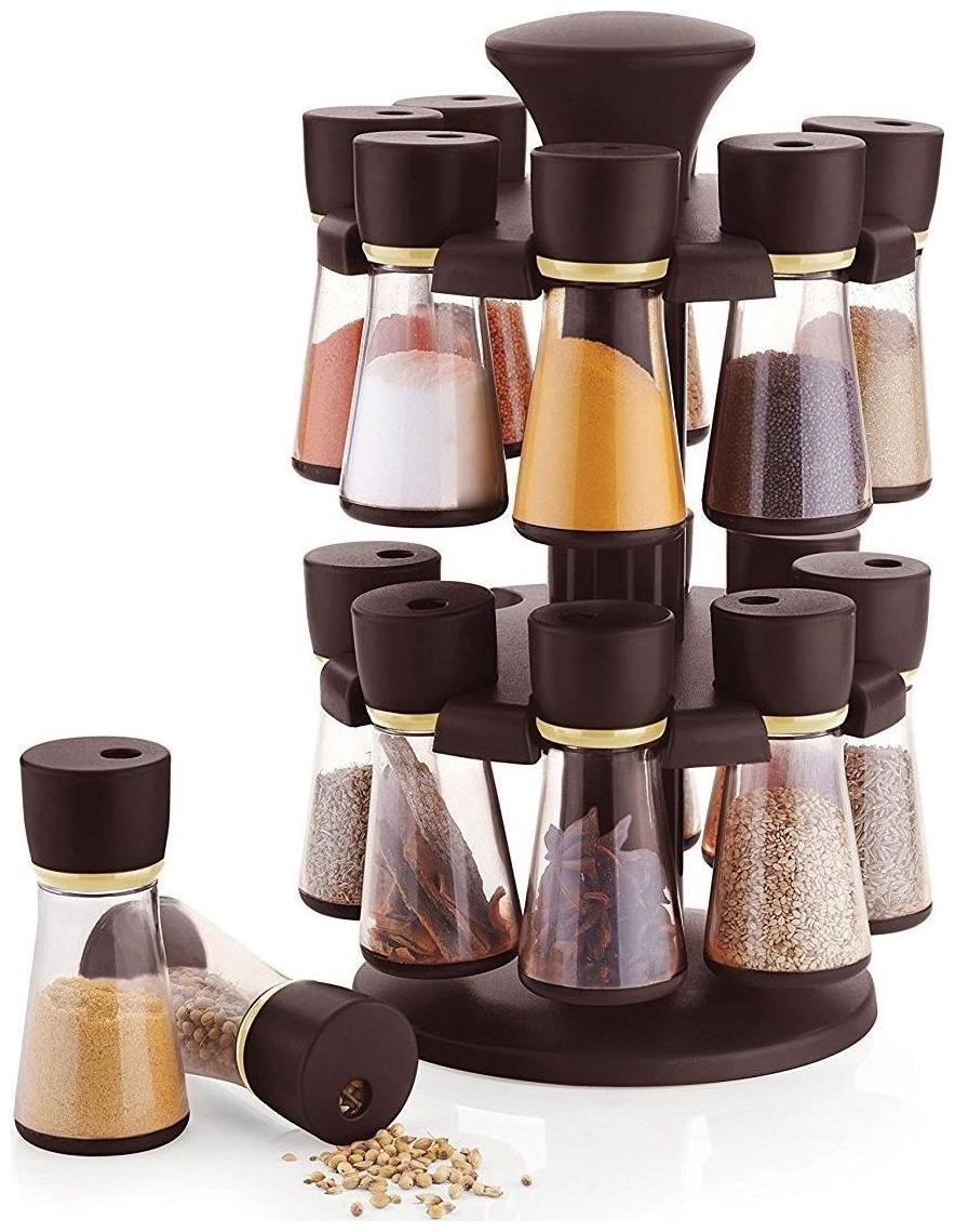 

SRK 16-Jar Revolving Spice Rack Masala Box