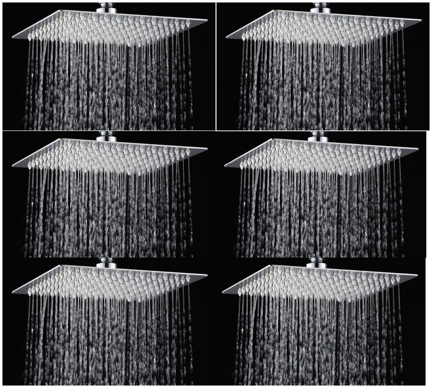 

LOGGER - 10 inch X 10 inch ULa Slim Square Shower Head only Set of 6 pcs